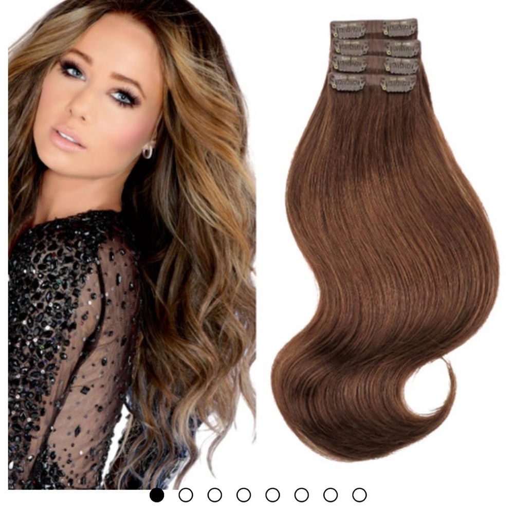Cashmere human hair fill in extensions